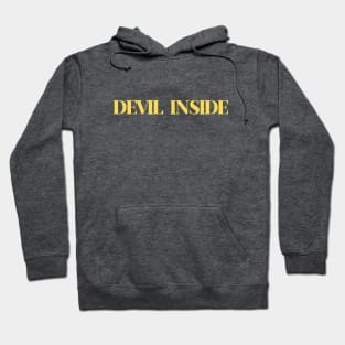 Devil Inside, mustard Hoodie